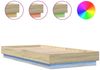 vidaXL Bettgestell mit LED Sonoma-Eiche 90x200 cm 839513 Bild 2