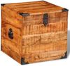 vidaXL Truhe Würfelform Raues Mangoholz 241636 Bild 2
