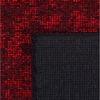 KADIMA DESIGN Wollteppich KOFEL Wohnzimmer Waschbar Schlafzimmer Wohnzimmerteppich Esszimmer, Läufer, Höhe: 9 mm, Rot, 80x150 cm, Modern Esszimmerteppich Einfarbig Uni Waschbar Bild 4