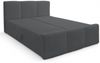 AX LIVING Boxspringbett Ankarra 140x200 cm Grau Bett mit Stauraum Bild 4