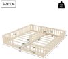 Flieks Massivholzbett, Kinderbett Einzelbett*2 90x200 cm*2 für zwei Kinder mit Lattenrost Bild 4