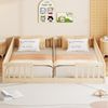 Flieks Massivholzbett, Kinderbett Einzelbett*2 90x200 cm*2 für zwei Kinder mit Lattenrost Bild 2