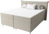 99rooms Zeus Boxspringbett 140x200 cm Strukturstoff INARI Beige Taschen-Federung Bild 2