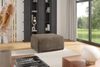 Ecksofa Designersofa MEGAN XS inkl. Hocker Stoff Poso Cappuccino Ottomane Rechts Bild 2