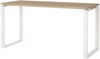 Dmora Schreibtisch Arignano, Mehrzweckschreibtisch, Bürotisch für PC, Eckschreibtisch, 150x60 h76 cm, Eiche und Weiß Bild 5