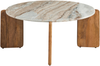 Couchtisch LUNO Marmor Beige Bild 4