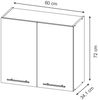 Hängeschrank Fame-Line GrauBeige 60 cm Vicco Bild 3