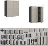 Hängeschrank Fame-Line GrauBeige 60 cm Vicco Bild 5