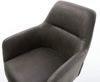 Freischwinger Pejo-Flex Mikrofaser Anthrazit Vintage Freischwinger flach Schwarz Taschenfederkern Bild 4