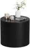 Couchtisch Tavilo Eiche/Schwarz 38 x 38 cm Vicco Bild 5