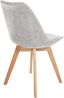 CLP 4er Set Esszimmerstuhl Linares Mit Buchenholzgestell,beige Cord Bild 5