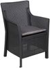 vidaXL Lounge-Set mit Kissen 3 pcs Anthrazit PP 42035144 Bild 4