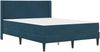 vidaXL Bettgestell mit Matratze mit Kopfteil Blau 120 x 190 cm Samt 3414854 Bild 3