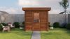 Lugarde Select Modern Gartenhaus Hamburg 250x200cm - Braunes Öl Bild 1