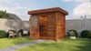 Lugarde Select Modern Gartenhaus Hamburg 250x200cm - Braunes Öl Bild 5