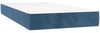 vidaXL Boxspringbett mit Matratze Dunkelblau 90x200 cm Samt 3132661 Bild 5