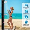 TLGREEN Solardusche Gartendusche ohne Strom mit 360° Oberkopf-Duschkopf & 210D Schutzhülle (35L Pooldusche Campingdusche bis 60°C warmes Wasser, mit unabhängigem Wasserhahn & Gartenschlauch-Anschluss), (ohne Handbrause) Bild 4