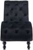 vidaXL Chaiselongue Schwarz Samt 248611 Bild 3