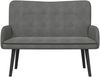 vidaXL 2-Sitzer Sofa Dunkelgrau 115 x 61 x 87 cm Samt (V) 42028914 Bild 4