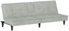 vidaXL Schlafsofa mit Getränkehaltern Hellgrau Samt 351920 Bild 4
