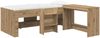 vidaXL Hochbett mit Schreibtisch für Kinder 2 Stk. Artisan-Eiche 3423477 Bild 2