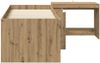 vidaXL Hochbett mit Schreibtisch für Kinder 2 Stk. Artisan-Eiche 3423477 Bild 4