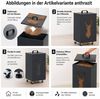 Pelletbehälter HWC-Q30 Hirsch, Pelletbox Aufbewahrungsbox für z.B. Tierfutter, Rollen Füße 65 x 36 x 36 cm ~ kupferfarben Bild 2