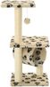 vidaXL Katzen-Kratzbaum Sisal 65 cm Beige Pfoten-Aufdruck 170549 Bild 3