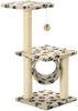 vidaXL Katzen-Kratzbaum Sisal 65 cm Beige Pfoten-Aufdruck 170549 Bild 2