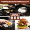 Burgerhauben-Set, 2-teilig, Ø 22,5 cm & 32 cm, Grillhaube & Schmelzglocke, Burger-Cover, Edelstahl Bild 4