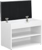 Schuhbank Gentofte 60x30x46cm Weiß/Grau [en. casa] Bild 3