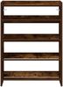 vidaXL Schuhregal Räuchereiche 60x25x81 cm Holzwerkstoff 859882 Bild 4