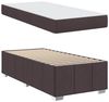 vidaXL Bettrahmen mit Matratze Dunkelbraun 120 x 190 cm Stoff 3398275 Bild 3