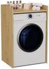 ibonto WASCHMASCHINENUMBAUSCHRANK HANDWERKLICHE EICHE 64x97,5x50 cm (H 97.5 x T 50 x B 64 cm) Bild 2