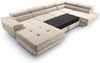 AX LIVING Arborio XL Wohnlandschaft XXL U Form Eckcouch in Beige R Bild 3