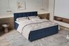 99rooms Boxspringbett Bergamo (Schlafzimmerbett, Bett), 140/160/180/200x200 cm, in Webstoff MALMO_NEW Bild 3