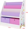 Kinderregal Neda Ozean-Motiv Weiß/Rosa/Lila [en. casa] Bild 2