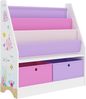 Kinderregal Neda Ozean-Motiv Weiß/Rosa/Lila [en. casa] Bild 3