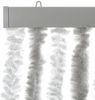 vidaXL Fliegenvorhang Hellgrau und Weiß 100x230 cm Chenille 377317 Bild 4