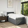 vidaXL Boxspringbett mit Matratze Dunkelgrau 80x200 cm Stoff 3288030 Bild 4