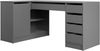 Eckschreibtisch / Eckschminktisch Ada (Farbe: Anthrazit) Bild 3