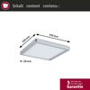 Paulmann 70993 Ultraflache eckige Deckenleuchte Atria Shine mit Backlight Technik, 19 cm Bild 2