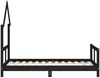 vidaXL Kinderbett Schwarz 80x160 cm Massivholz Kiefer 834560 Bild 5