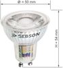 SEBSON LED-Leuchtmittel GU10 LED Lampe 5W warmweiß 380lm 3000K 230V Leuchtmittel - 10er Pack Bild 3