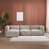 Bronx71 Ecksofa 3-Sitzer Karla Chenille taupe links Bild 2
