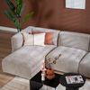 Bronx71 Ecksofa 3-Sitzer Karla Chenille taupe links Bild 4