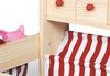 Pinolino 'Lucy' Marktstand, geeignet für Kinder von 2-8 Jahren, Kiefer / MDF, natur / rot, 108 x 95 x 123 cm Bild 3