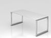 Schreibtisch RS19 O-Fuß eckig 180x80cm Nussbaum Gestellfarbe: Silber Bild 4