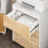 SoBuy ASK06-WN Schubladenschrank Büro, MDF, Lackiert, Weiß, 45 x 59 x 45 cm Bild 4