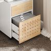 SoBuy ASK06-WN Schubladenschrank Büro, MDF, Lackiert, Weiß, 45 x 59 x 45 cm Bild 5